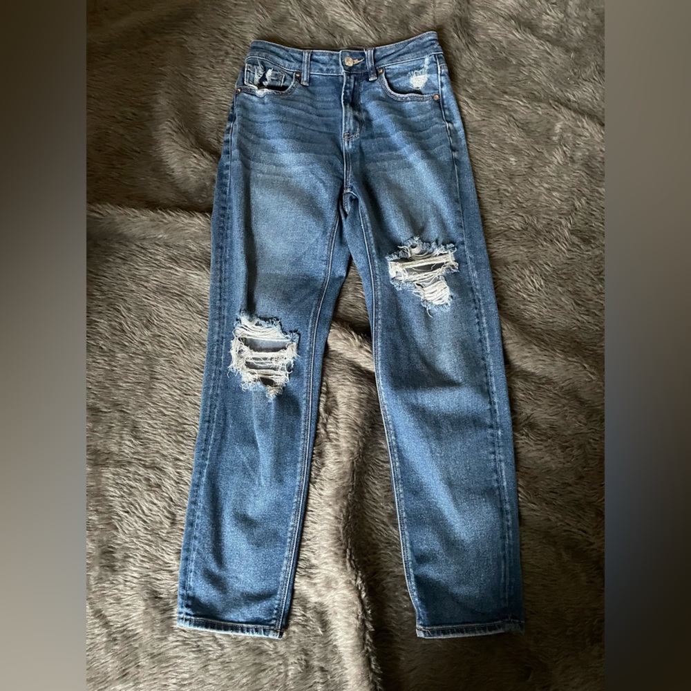 Women’s American Eagle Straight Mom Jeans ( 0 )